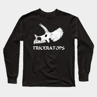 Triceratops Fossil Long Sleeve T-Shirt